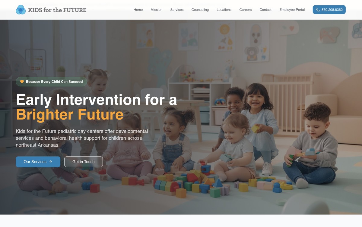 Kids for the Future — home page